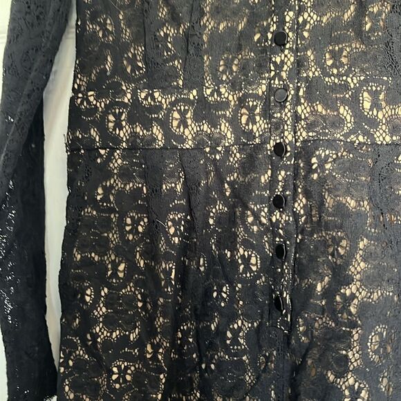 Marc Jacobs Shorts Romper - Tan and Black Lace Belt Included - Worn Once Size 6 - Picture 3 of 6